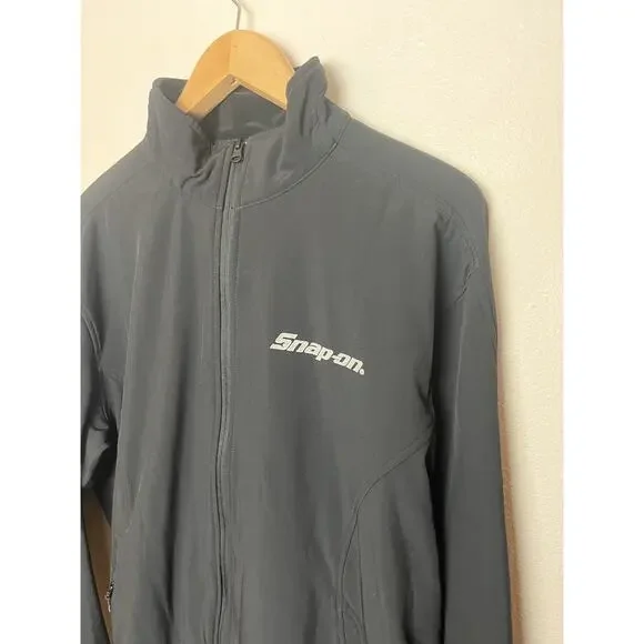 Snap-On Zorrel Weather Series Soft Shell Jacket Size XL Black Fleece Lined Logo - Picture 2 of 7